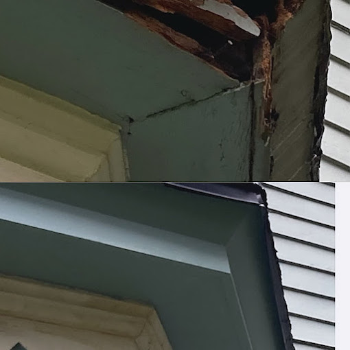 Two pictures of a gutter gutter gutter gutter gutter gutter